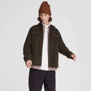 Rag & Bone Green Fleece Jacket